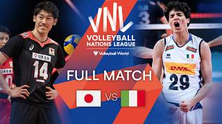 🇯🇵 JPN vs 🇮🇹 ITA  Full Match  Mens VNL 2021 [upl. by Blaine819]