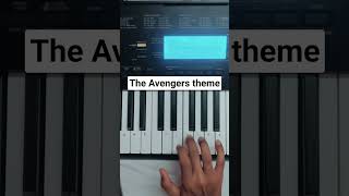 The Avengers Theme song on piano  Piano Cover  Instrumental Soham [upl. by Buatti637]