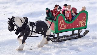 The Sleigh Ride  Schleich Model Horse Special Winter Movie [upl. by Lindgren]