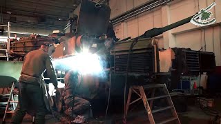 How the US Army Repairs M1 Abrams Tanks [upl. by Eirahcaz399]