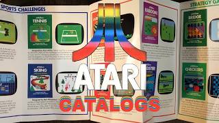 Viewing Atari 2600 Classic Game Catalogs from the early 80s [upl. by Doone890]