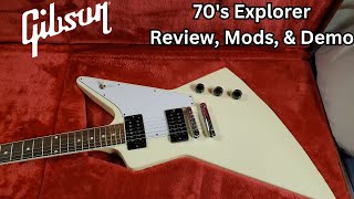 Exploring Authenticity Gibson 70s Explorer Review amp Demo [upl. by Ayota11]