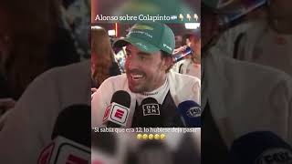 Fernando Alonso luego de terminar en el puesto 11 F1 Monza bromea con Colapinto 🇦🇷 [upl. by Santoro]