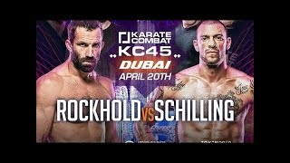 LUKE ROCKHOLD KNOCKS OUT JOE SCHILLING  Karate Combat 45 [upl. by Ekul304]