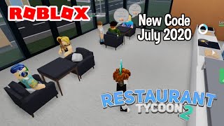 Roblox Restaurant Tycoon 2 New Code July 2020 [upl. by Ajay]