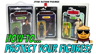 How To Display amp Protect Your Vintage Collection Figures  New Display Cases By Star Action Figures [upl. by Enileuqkcaj]