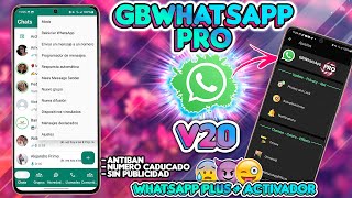 Descargar GBWhatsapp v20  Activador SammMods AntiBan y Numeros Suspendidos WhatsApp Plus 2024 [upl. by Odradlig723]