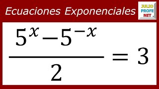 ECUACIONES EXPONENCIALES  Ejercicio 10 [upl. by Naasar]