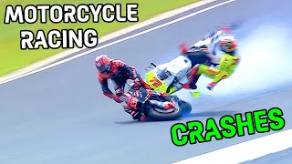 Motorcycle Racing crashes Compilation HD part 3 [upl. by Eerrehs]