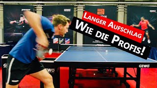 Erfolg mit langem Aufschlag  Tischtennis Tipps [upl. by Remoh420]