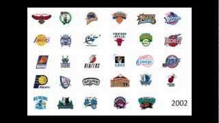 NBA Logos through the years 19492012 [upl. by Tiernan777]