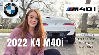 2022 BMW X4 m40i  Interior Exterior amp Exhaust [upl. by Trub859]