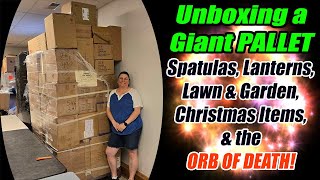 Unboxing A Pallet that is Giant  We Find THE ORB OF DEATH amp other things [upl. by Ehtylb]