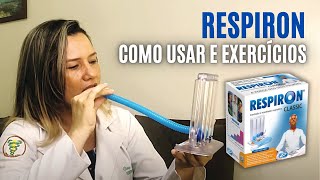 RESPIRON  COMO USAR E EXERCÍCIOS [upl. by Kowatch]