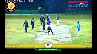 GE CRICKET LEAGUE  FINAL  DIGITAL WARRIORS VS GED FITERS [upl. by Hamirak]