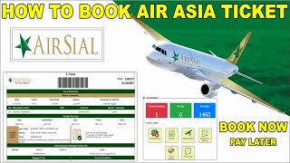 How to Book AirSial Ticket 2023  Agent ID [upl. by Landbert]