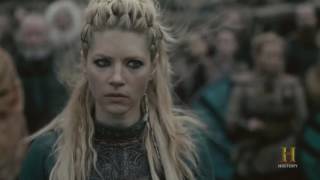 Vikings  Ragnar raids a small Village amp Church  Lagertha kills Knut 1x4 Full HD [upl. by Namlak760]