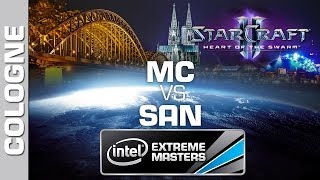 San vs MC  Open Bracket  IEM Cologne  StarCraft 2 [upl. by Aurelie]