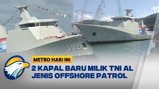 TNI AL Luncurkan 2 Kapal Perang Baru [upl. by Aratal]