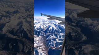 See beautiful Himalaya Mountains on the plane shorts travel mountain [upl. by Imhsar358]