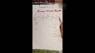 ReimerTiemann Class 12 organicchemistry shorts [upl. by Yenor]