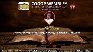 COGOP Wembley Sunday Service  3 December 2023  Youth Focus [upl. by Mcclenaghan]