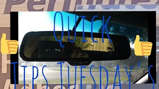 😒Quick Techish Tips Tuesdays 👍Permatex👍 Rear View Mirror Adhesive kit [upl. by Adnor]