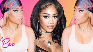 Saweetie shades Nicki Minaj in interview after she stole her song ⁉️ [upl. by Nawak567]