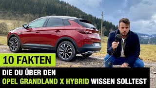 10 Fakten❗️die DU über den Opel Grandland X Hybrid4 wissen solltest Fahrbericht  Review  Test🔋🔌 [upl. by Aitropal423]