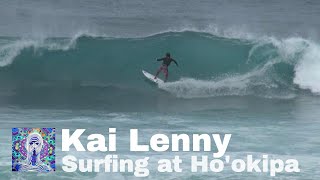 Kai Lenny Surfing at Hookipa Beach  Maui [upl. by Rodrick]