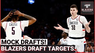 Portland Trail Blazers Mock Draft Roundup Could Donovan Clingan or Nikola Topic Be Early Targets [upl. by Monte220]