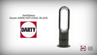 Ventilateur Dyson AM05 HOTCOOL BLACK  démonstration Darty [upl. by Rosemonde]