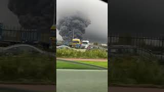 Zeer grote brand in Roosendaal [upl. by Otrebtuc]