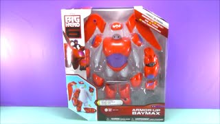 Big Hero 6 Toys Amor up Baymax Toy Unboxing Disney Big Hero Six Movie Action Toys for Boys [upl. by Oizirbaf121]