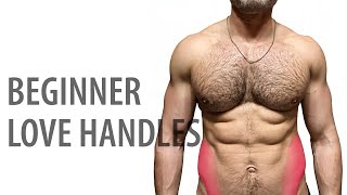 3 MINUTE BEGINNER LOVE HANDLES WORKOUT [upl. by Elwin]