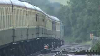 55022 struggles through LIskeard Cornwall [upl. by Lucchesi]