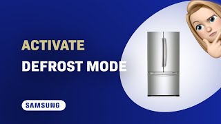 How to Activate Defrost Mode on Samsung RF18HFENBSR Fridge [upl. by Enrev]