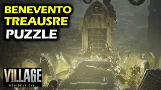 Benevientos Treasure Puzzle amp Locaton  Resident Evil 8 Village Walkthrough Benevento Grave [upl. by Drofnelg]