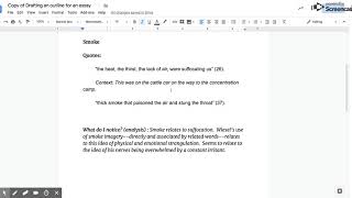 Copy of Drafting an outline for an essay  Google Docs [upl. by Ekaj]