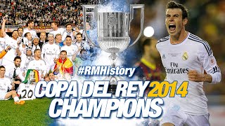 FULL MATCH  Barcelona 12 Real Madrid Copa del Rey final 201314 [upl. by Kremer445]