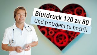 Blutdruck 120 zu 80  Und trotzdem zu hoch [upl. by Divadleahcim]