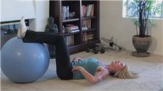 Nutrition Exercise amp Wellness  Stability Ball Exercises for the Lower Abs [upl. by Quita]