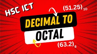 Decimal to Octal Conversion Made Easy  Atik sir [upl. by Ahsinid869]