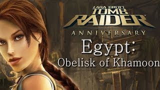 Tomb Raider Anniversary playthrough Egypt  Obelisk of Khamoon all secrets [upl. by Salas]