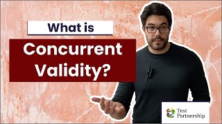 What is Concurrent Validity [upl. by Novled]