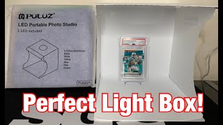 The Best Photo Light Box For Sports Cards and Other Small Items [upl. by Hsivat]