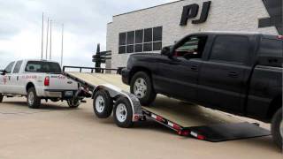 83quot Hydraulic Quick Tilt Demo  PJ Trailers [upl. by Prendergast558]