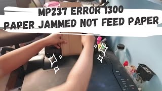 CANON MP237 NOT FEED PAPER HOW TO FIX BASIC TUTORIAL CISS [upl. by Flita386]