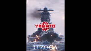 KMS Bismarck vs IJN Yamato bismarck yamato battleships edit [upl. by Mloclam376]