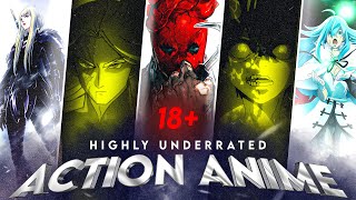 5 HIGHLY UNDERRATED ACTION ANIME YOU HAVE TO WATCH  ANIME HINDI  AJAY KA REVIEW [upl. by Ainessey]